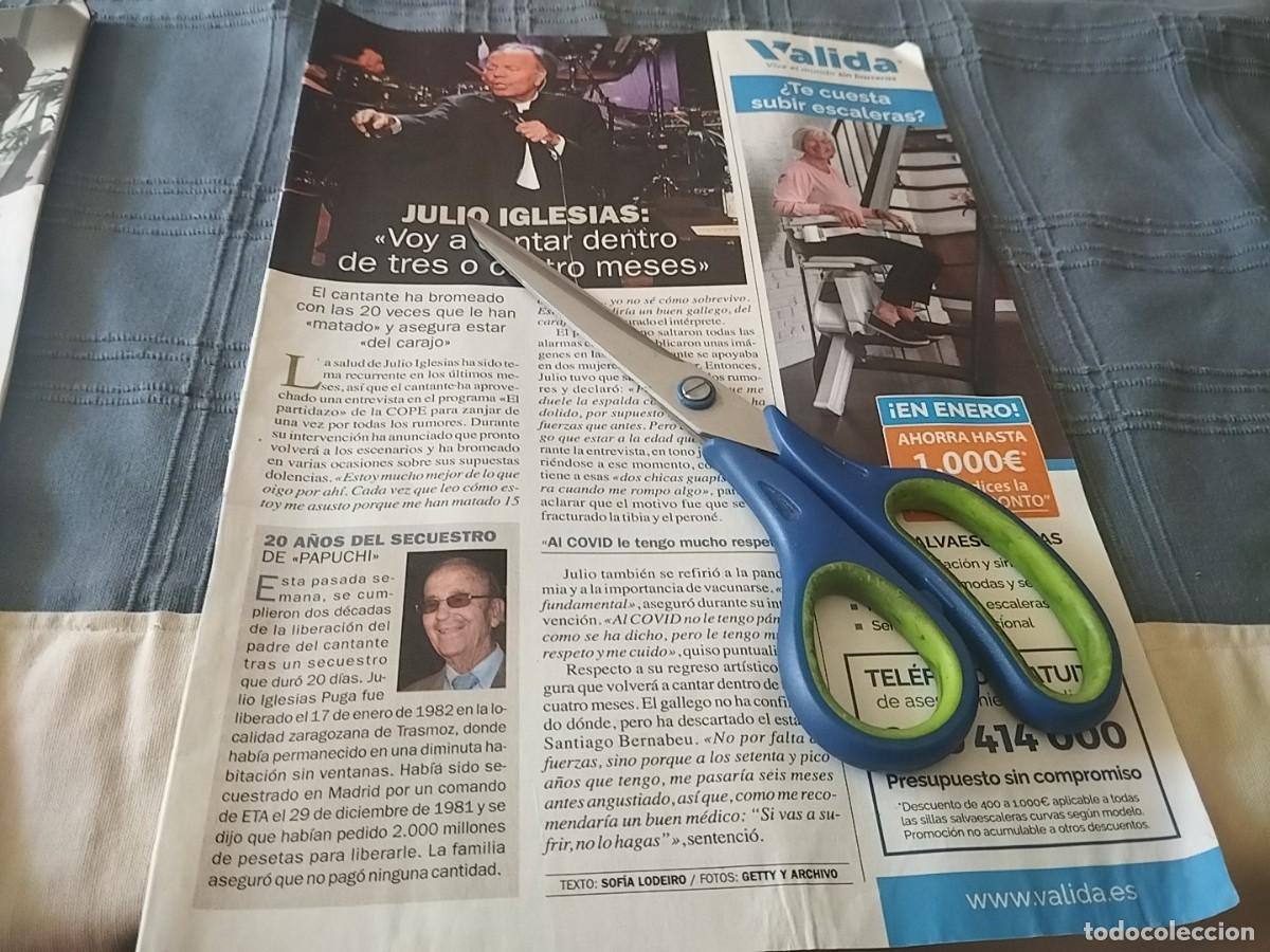 Coleccionismo de Revistas y Peri&oacute;dicos: JULIO IGLESIAS RECORTE REVISTA 2022