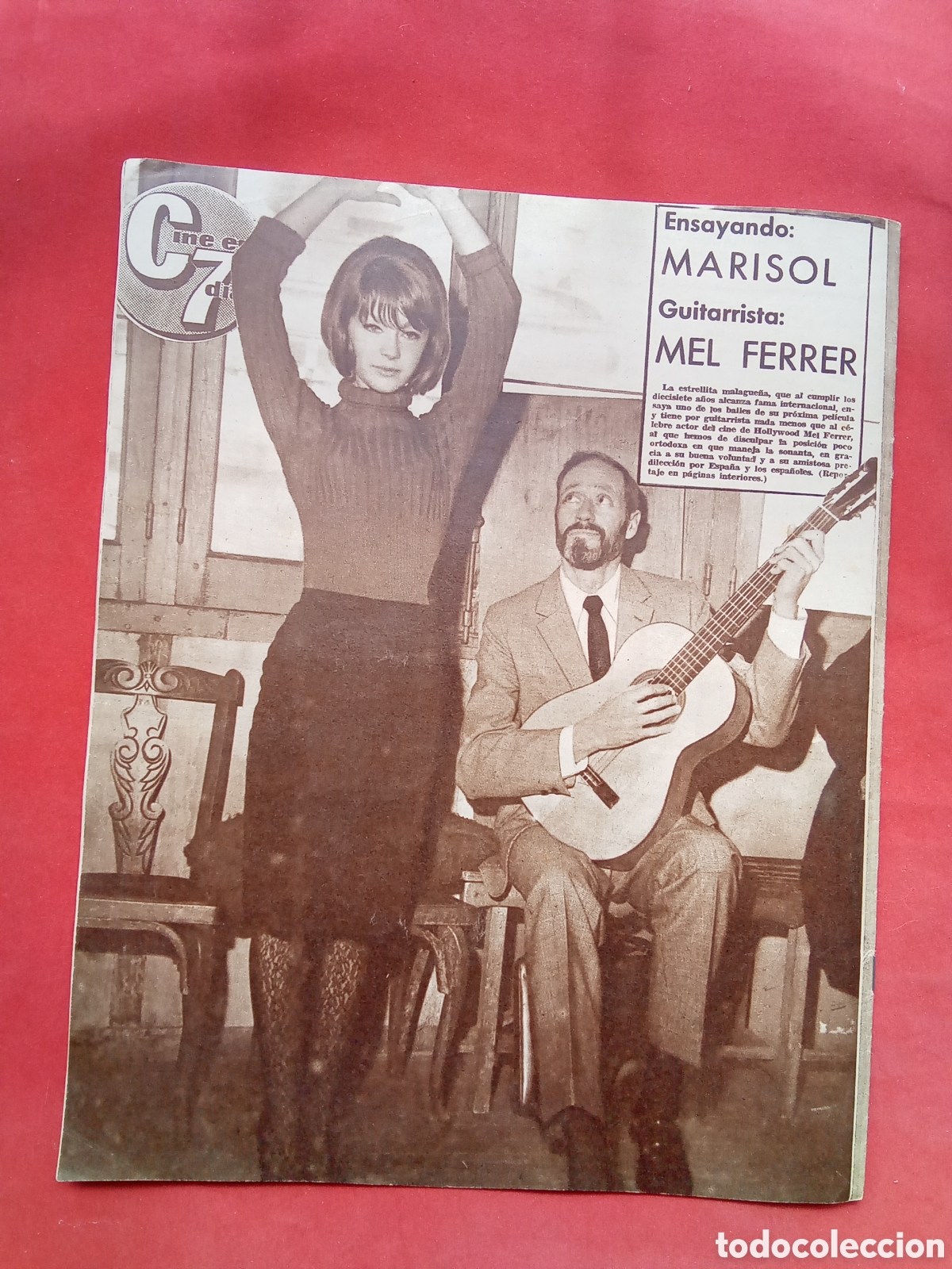 Colecionismo de Revistas e Jornais: CINE EN 7 DIAS . N&deg;.201 /13. / 2/1965