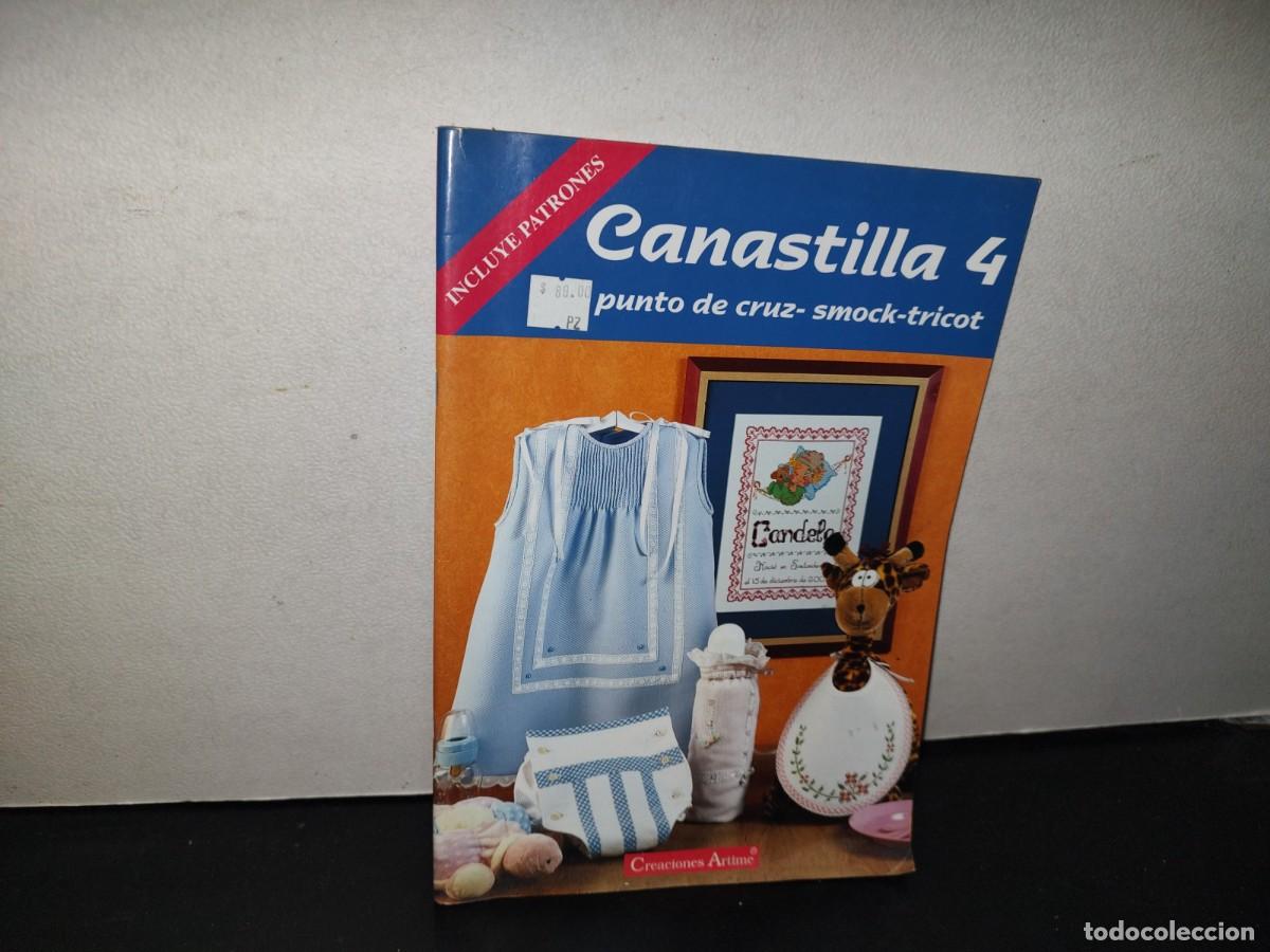 Collection Magazines and Newspapers: 143- Revista Canastilla 4. Punto De Cruz Smock-Tricot - Creaciones Artime - 2000'S