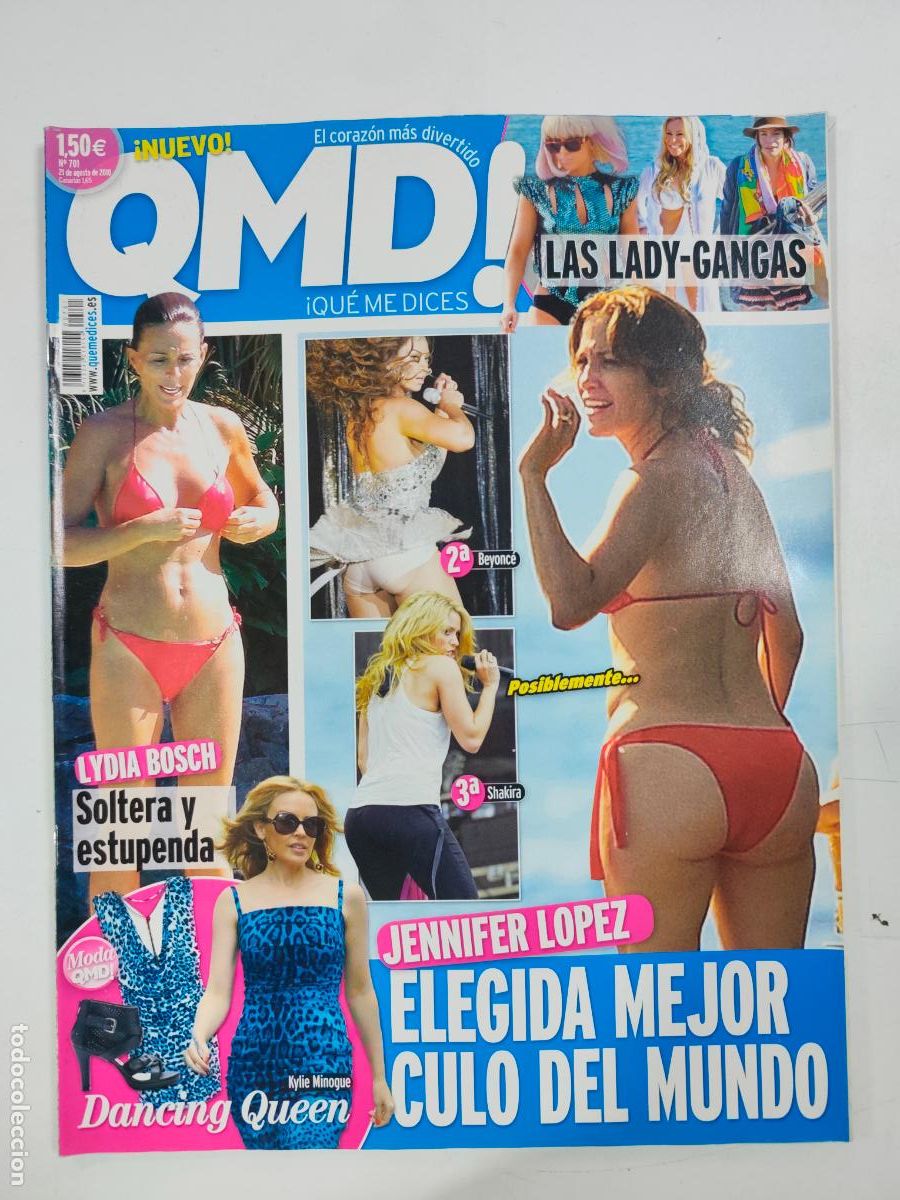Collection Magazines and Newspapers: REVISTA QMD, QUE ME DICES N&ordm;701 A&Ntilde;O 2010. JENIFER LOPEZ, ELEGIDA MEJOR CULO DEL MUNDO. LEER