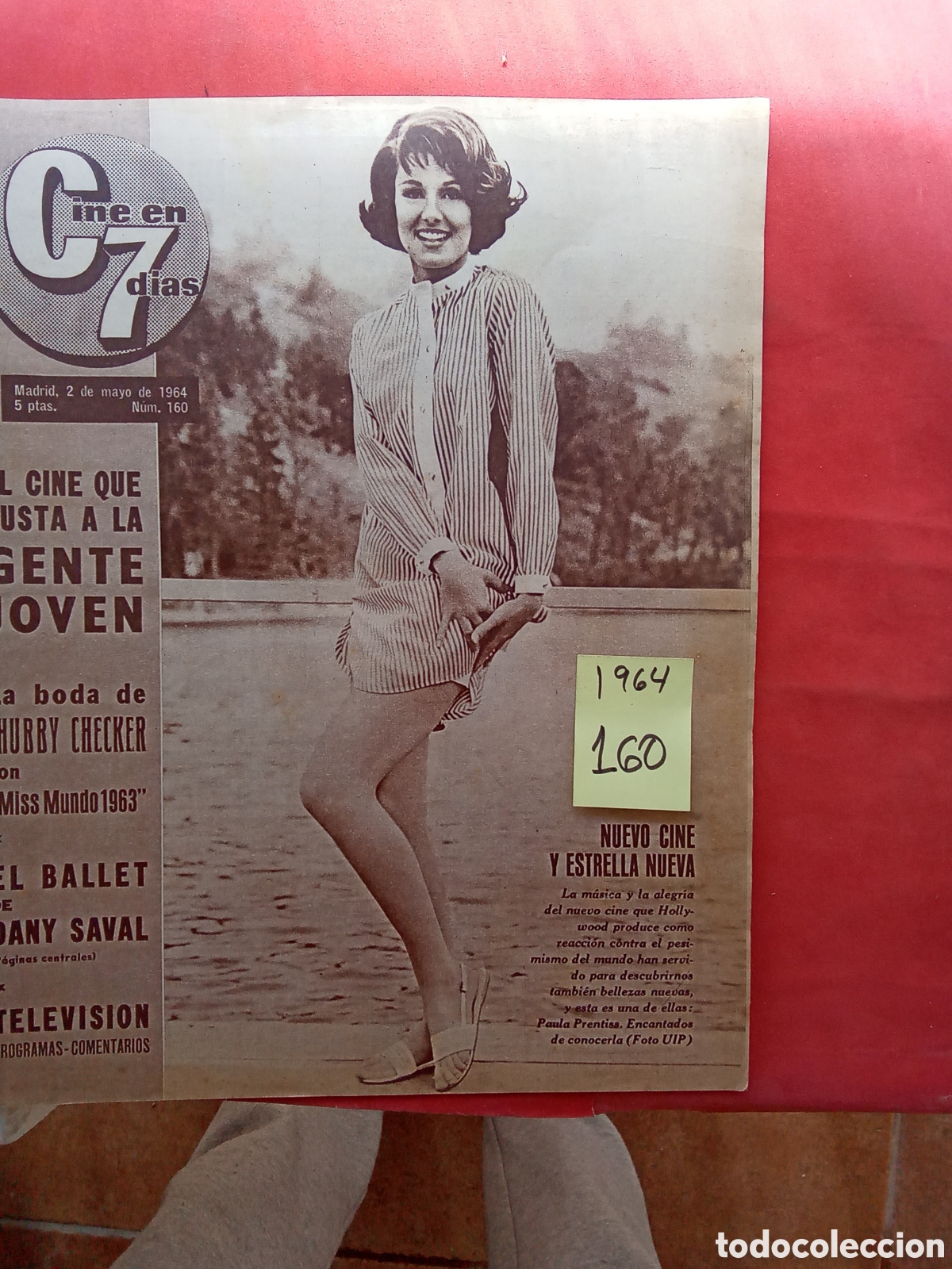 Collezionismo di Riviste e Giornali: CINE EN 7 DIAS . N&deg;. /160. 2/ 5 / 1964