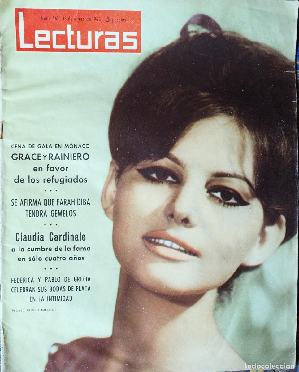 Sammeln von Zeitschriften und Zeitungen: REVISTA LECTURAS: N&ordm; 561. A&Ntilde;O 1963. CLAUDIA CARDINALE-DEBORAH KERR- CHARLOT...ETC