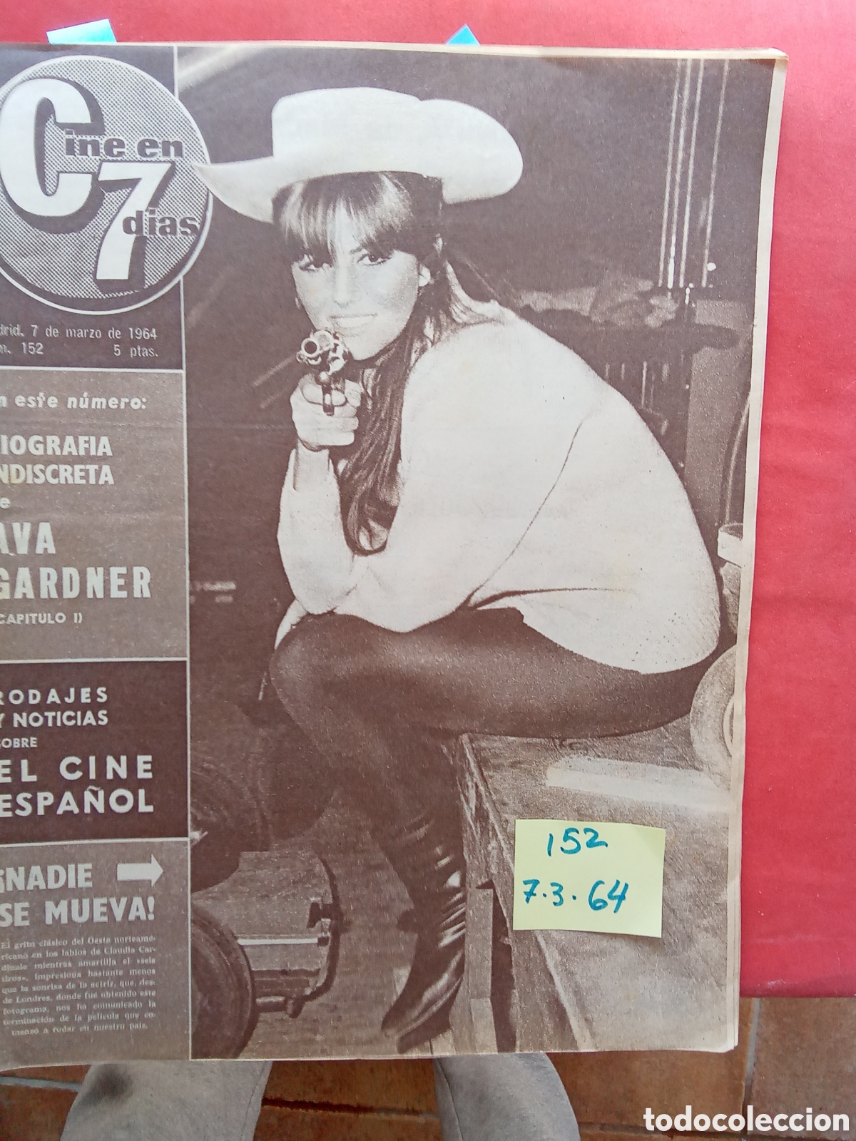 Colecionismo de Revistas e Jornais: CINE EN 7 DIAS . N&deg;. /. /1964