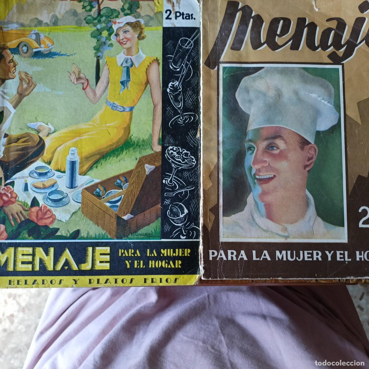 Coleccionismo de Revistas y Peri&oacute;dicos: Lote 2 revistas Menaje 1940 y 1041