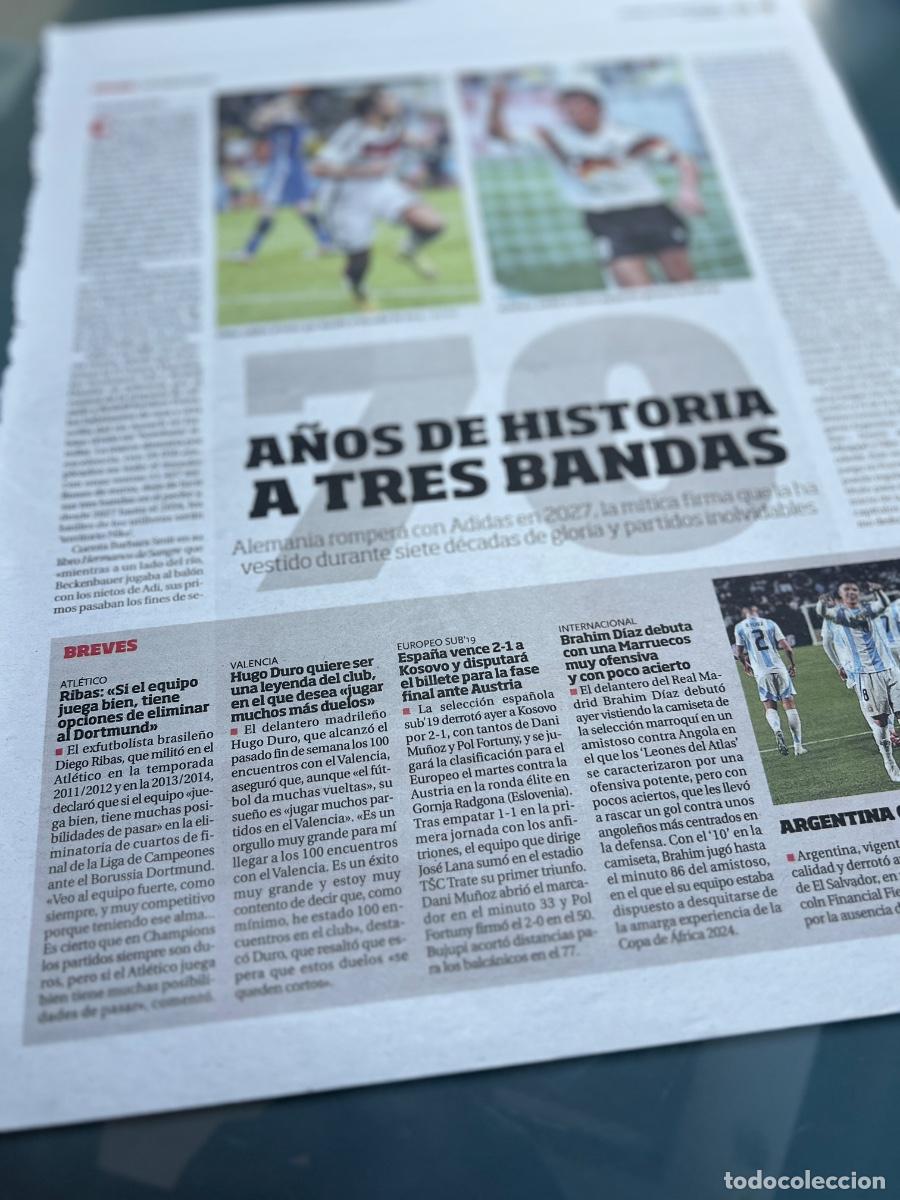 Coleccionismo de revistas y peri&oacute;dicos: ADIDAS. EQUIPAMIENTO DEPORTIVO DE ALEMANIA. F&Uacute;TBOL.