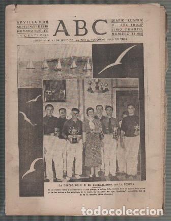 Coleccionismo de Revistas y Peri&oacute;dicos: PERIODICO ABC DE SEVILLA 9 DE SEPTIEMBRE DE 1938 N&ordm; 11006 - A-ABC-0566 ,2