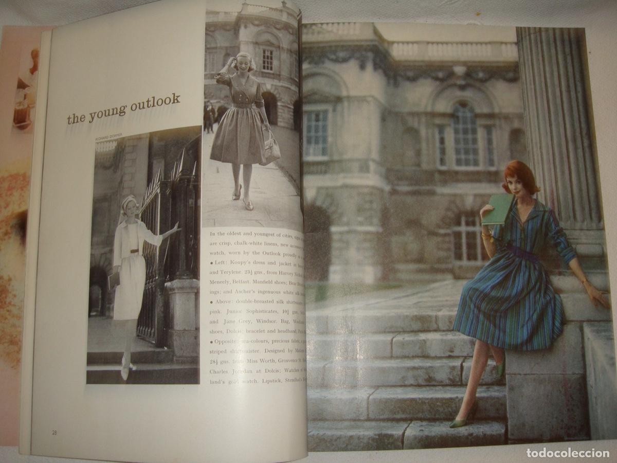 Coleccionismo de revistas y peri&oacute;dicos: Harper's Bazaar. UK. Junio 1959. Revista de moda Retro. Richard Avedon