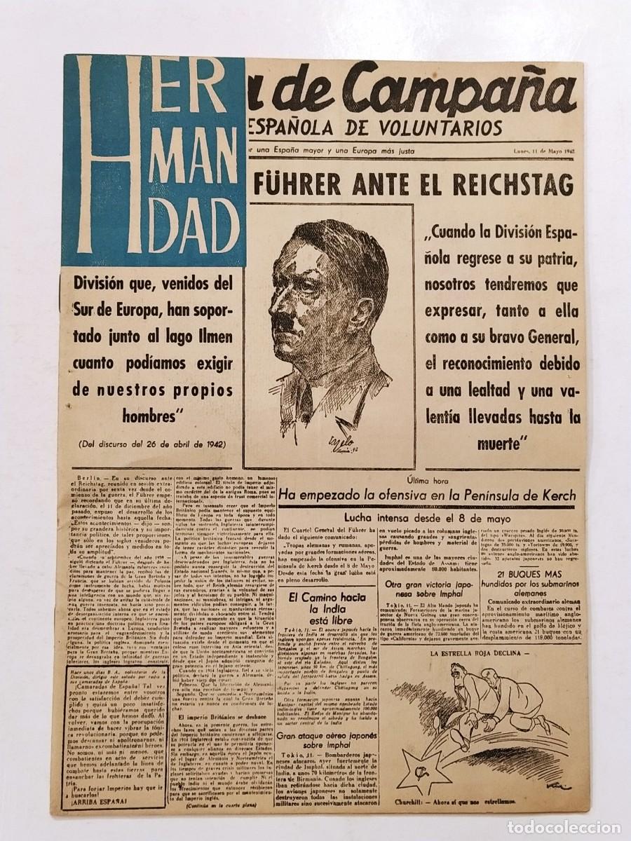 Coleccionismo de revistas y peri&oacute;dicos: HERMANDAD - A&Ntilde;O 2&ordm; NUMERO 1 A&Ntilde;O 1958 - REVISTA ANTIGUA - HITLER EN PORTADA -VER FOTOS-(V-26.792)