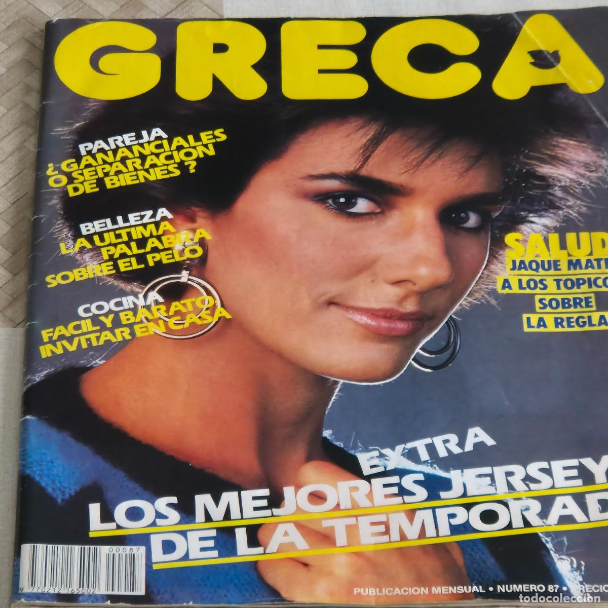 Collection Magazines and Newspapers: GRECA, REVISTA DE MODA, N&Uacute;MERO 87, CON PATRONES, BUEN ESTADO