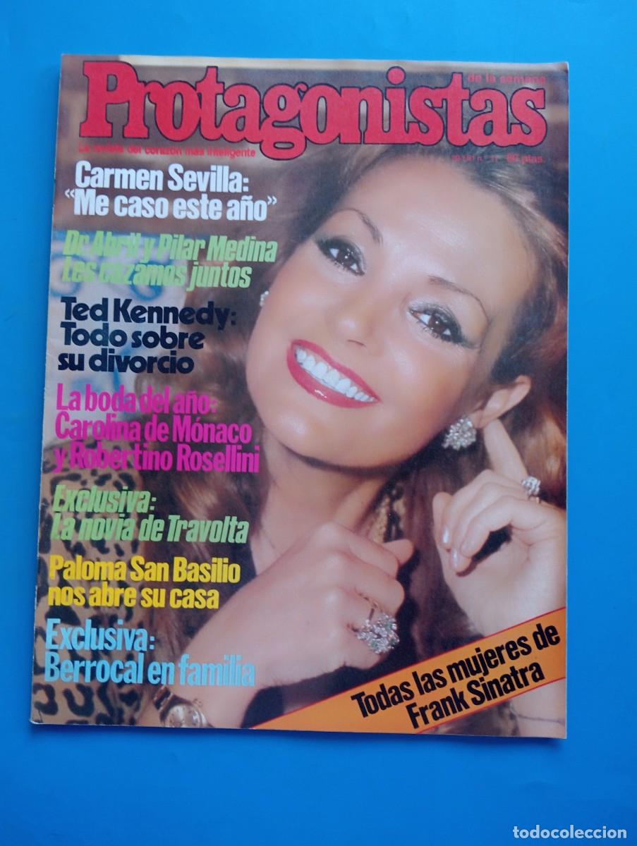 Coleccionismo de Revistas y Peri&oacute;dicos: PROTAGONISTAS. N&ordm; 11. ENERO 1981. CARMEN SEVILLA : ME CASO ESTE A&Ntilde;O. LA BODA DEL A&Ntilde;O, CAROLI... LEER