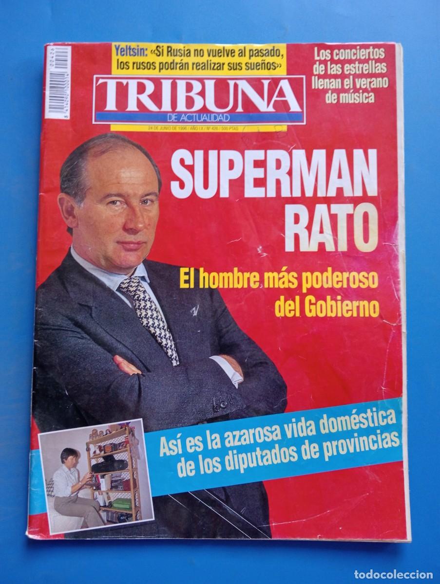 Coleccionismo de revistas y peri&oacute;dicos: TRIBUNA DE ACTUALIDAD. N&ordm; 426. JUNIO 1996. SUPERMAN RATO. EL HOMBRE MAS PODEROSO DEL GOBIE.... LEER.