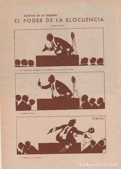 Collection Magazines and Newspapers: El poder de la elocuencia / humor por Sileno -1933