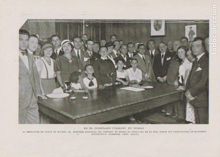 Collezionismo di Riviste e Giornali: * BILBAO * Embajador de Italia en Madrid D. Raffaelle Guariglia -1933