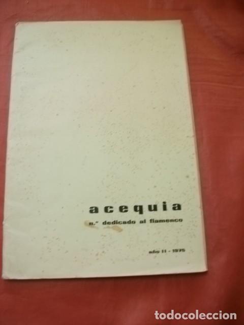 Collection Magazines and Newspapers: REVISTA ACEQUIA N&ordm; DEDICADO AL FLAMENCO (GRANADA 1975)