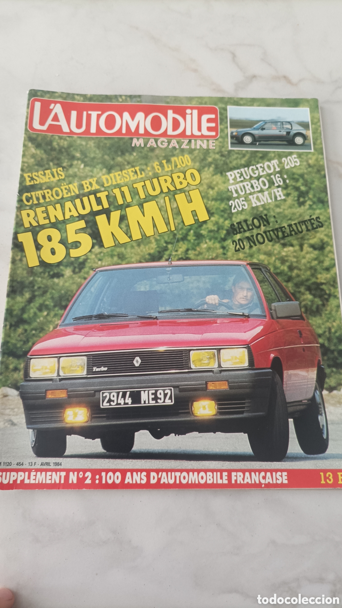 Coleccionismo de Revistas y Peri&oacute;dicos: L'automobile Renault 11 turbo