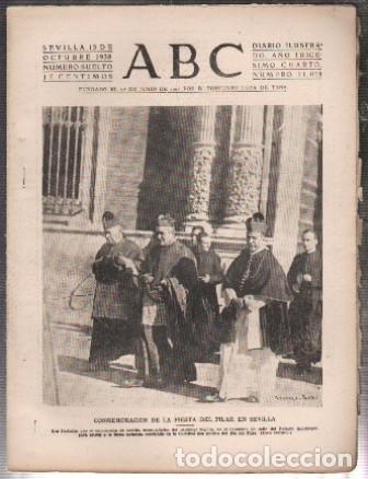 Coleccionismo de Revistas y Peri&oacute;dicos: PERIODICO ABC DE SEVILLA 13 DE OCTUBRE DE 1938 N&ordm; 11035 - A-ABC-0587 ,2