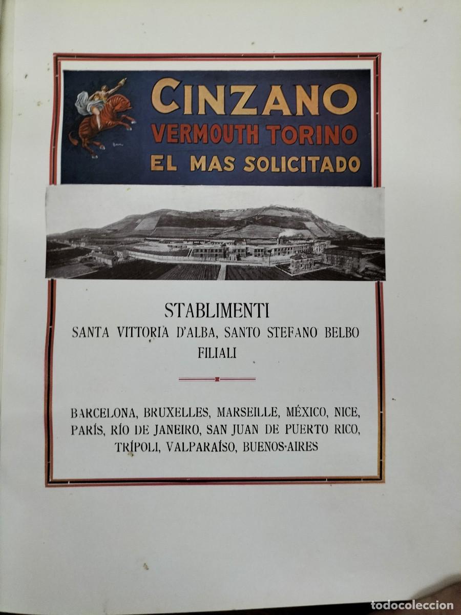 Collection Magazines and Newspapers: CINZANO VERMOUTH TORINO EL MAS SOLICITADO HOJA A&Ntilde;O 1924
