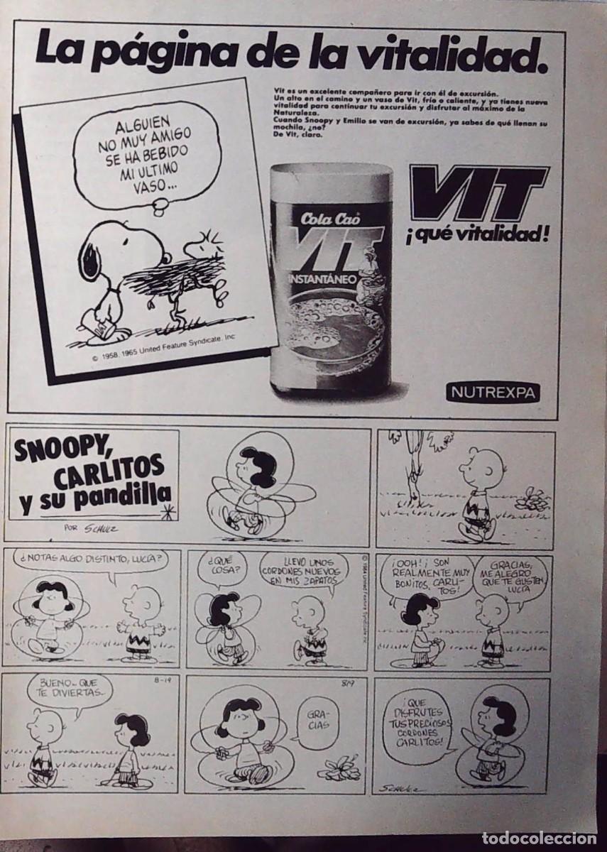 Coleccionismo de Revistas y Peri&oacute;dicos: COLA CAO VIT COLACAO SNOOPY
