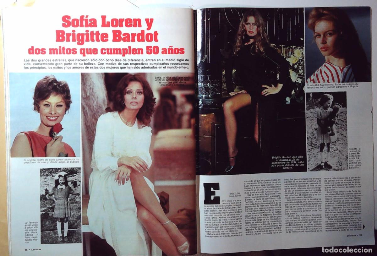 Coleccionismo de revistas y peri&oacute;dicos: bb brigitte bardot SOFIA LOREN - Foto 1