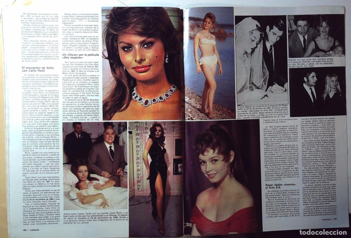 Coleccionismo de revistas y peri&oacute;dicos: bb brigitte bardot SOFIA LOREN - Foto 2