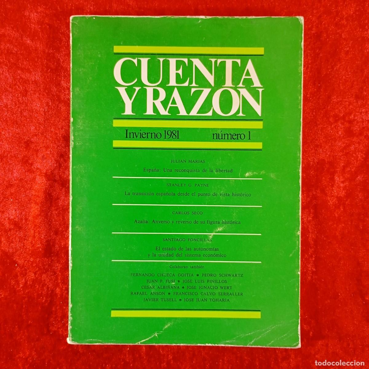 Collectionnisme de Revues et Journaux: CUENTA Y RAZON - N&Uacute;MERO 1 - INVIERNO 1981 / 381