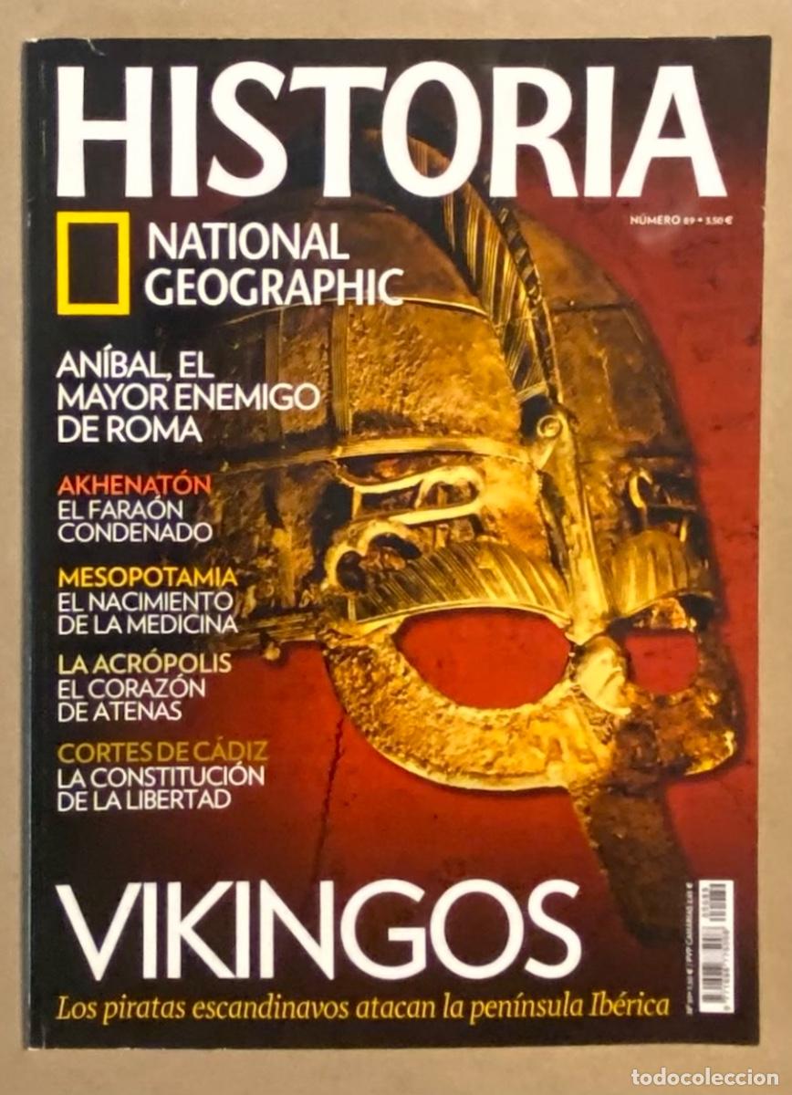 Colecionismo de Revistas e Jornais: NATIONAL GEOGRAPHIC N&deg; 89. VIKINGOS, AKHENAT&Oacute;N, CORTES DE C&Aacute;DIZ, LA ACR&Oacute;POLIS, MESOPOTAMIA,&hellip;