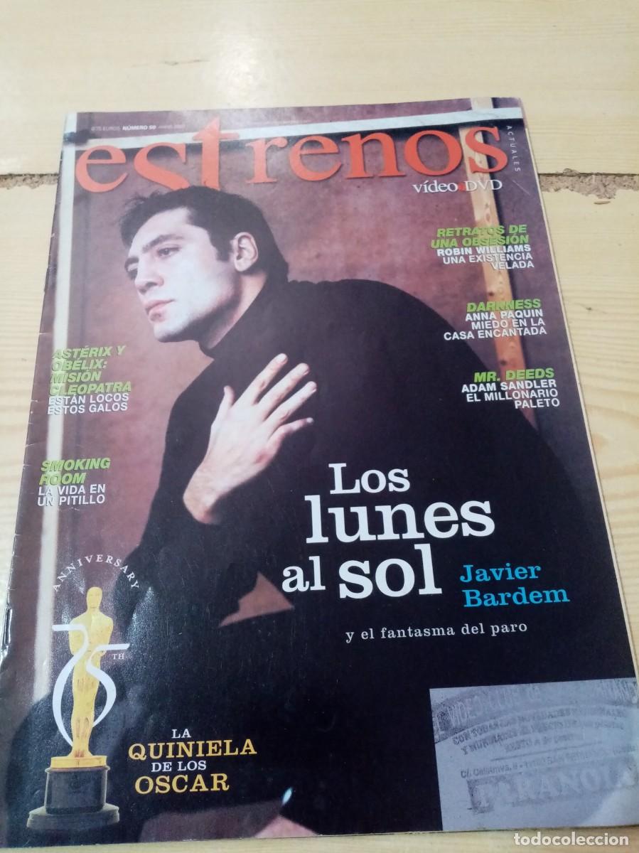 Collectionnisme de Revues et Journaux: REVISTA ESTRENOS N&ordm; 50 MARZO 2003. LOS LUNES AL SOL. C3R