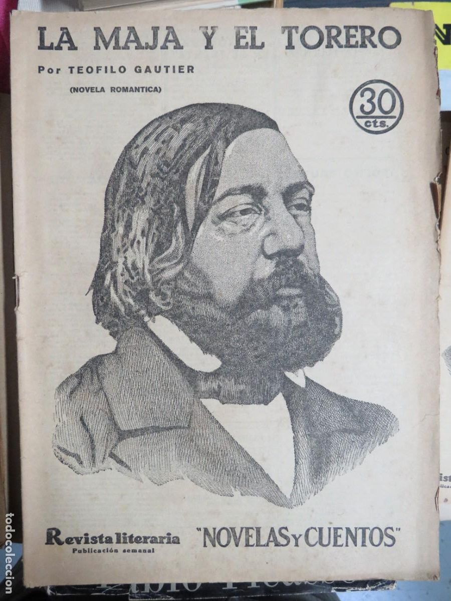 Coleccionismo de revistas y peri&oacute;dicos: LA MAJA Y EL TORRERO - TEOFILO GAUTIER - REVISTA LITERARIA - NOVELAS Y CUENTOS