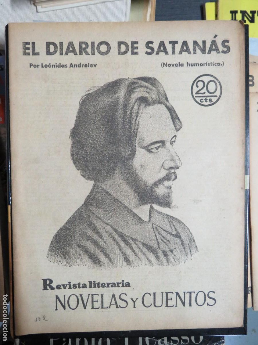 Coleccionismo de revistas y peri&oacute;dicos: EL DIARIO DE SATAN&Aacute;S LEONIDAS ANDREIEV - REVISTA LITERARIA - NOVELAS Y CUENTOS