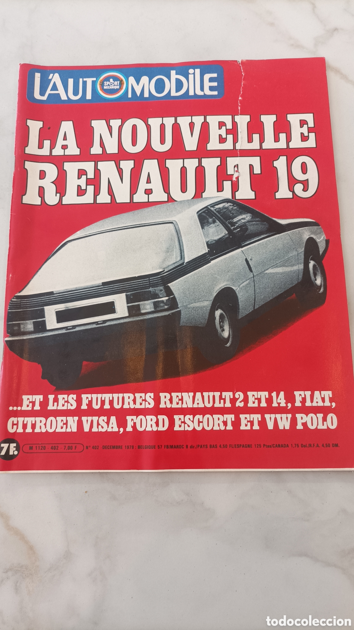 Coleccionismo de Revistas y Peri&oacute;dicos: L'automobile Renault 19, a&ntilde;o 79