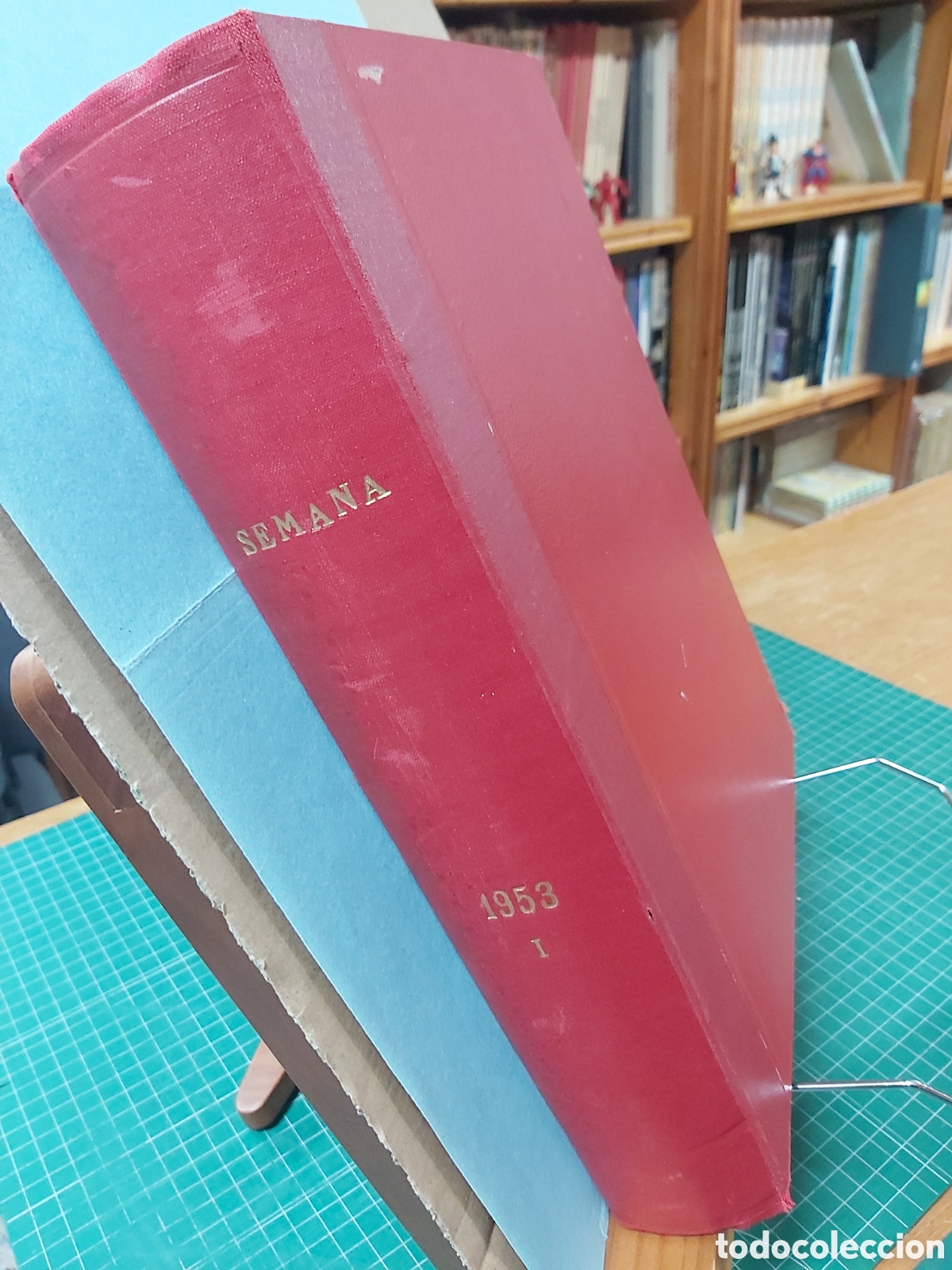 Coleccionismo de revistas y peri&oacute;dicos: * Revista SEMANA * encuadernada completa de 6 de Enero 1953 a 30 de Junio 1953 *