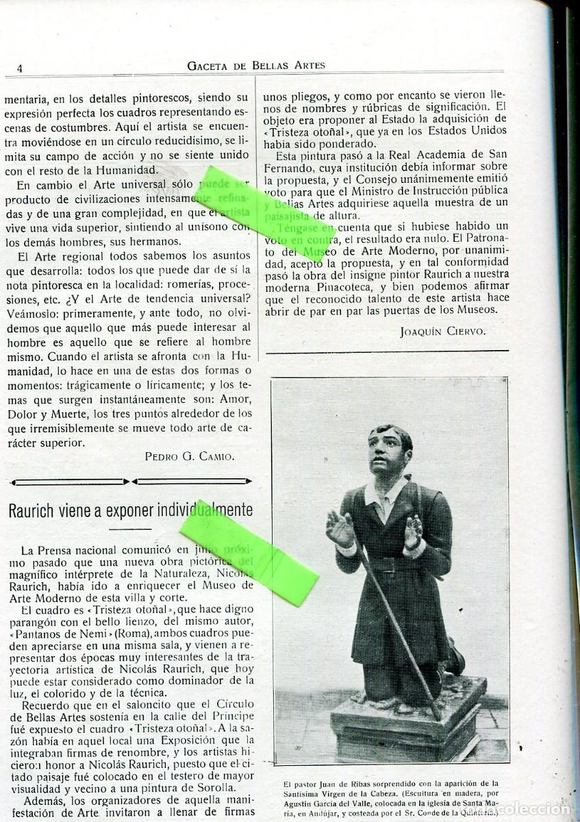 Coleccionismo de Revistas y Peri&oacute;dicos: REVISTA A&Ntilde;O 1922 RAFAEL ARGILES PASTOR JUAN DE RIBAS VIRGEN DE LA CABEZA AGUSTIN GARCAIA DEL VALLE