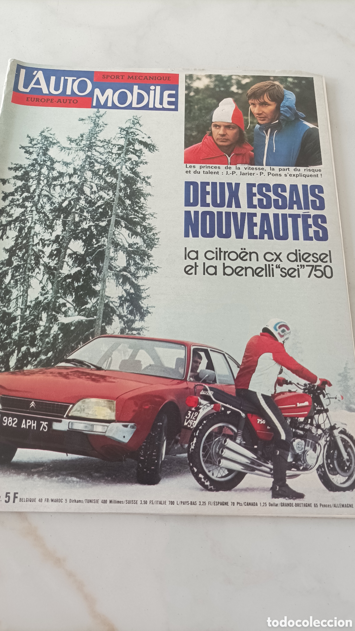 Coleccionismo de Revistas y Peri&oacute;dicos: L'automobile revista Citro&euml;n cx