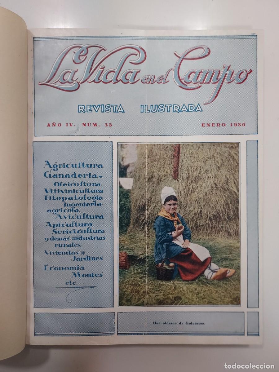 Sammeln von Zeitschriften und Zeitungen: LA VIDA EN EL CAMPO REVISTA ILUSTRADA. Luis Castell&oacute;. Madrid 1930 1931. 16 revistas. Horticultura