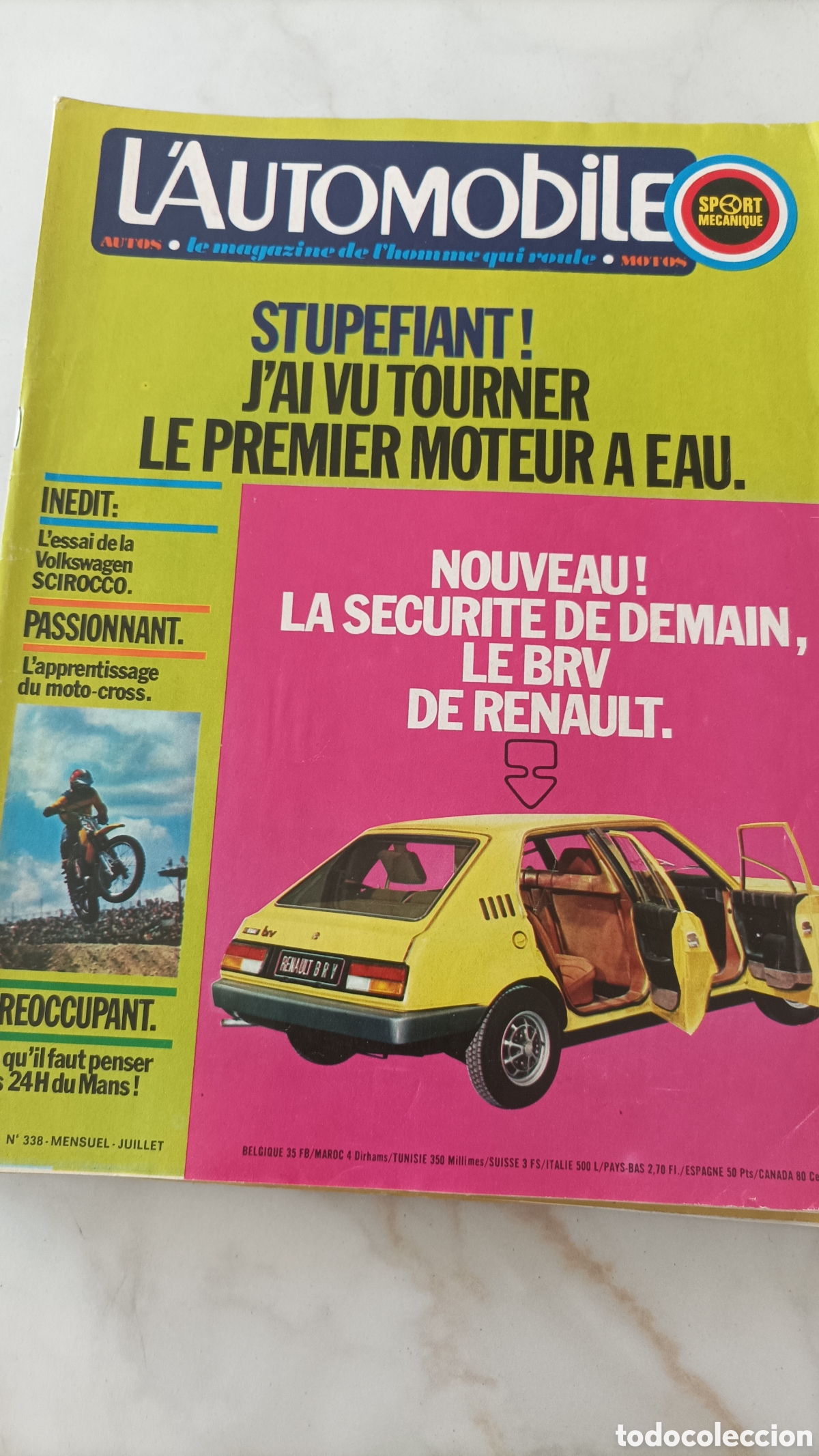 Coleccionismo de Revistas y Peri&oacute;dicos: L'automobile revista a&ntilde;o 74, bvr Renault
