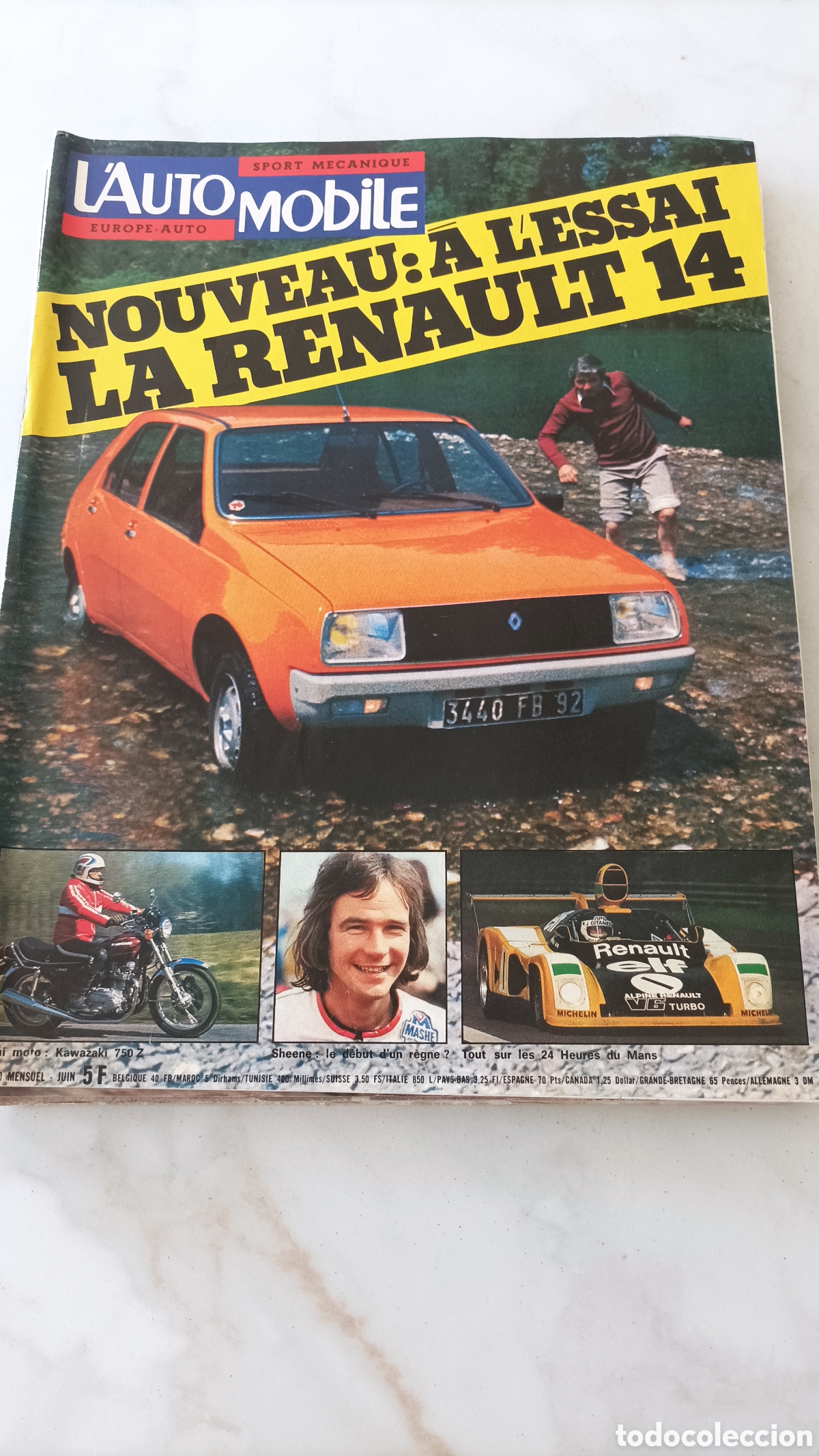 Coleccionismo de Revistas y Peri&oacute;dicos: L'automobile revista a&ntilde;o 76, Renault 14