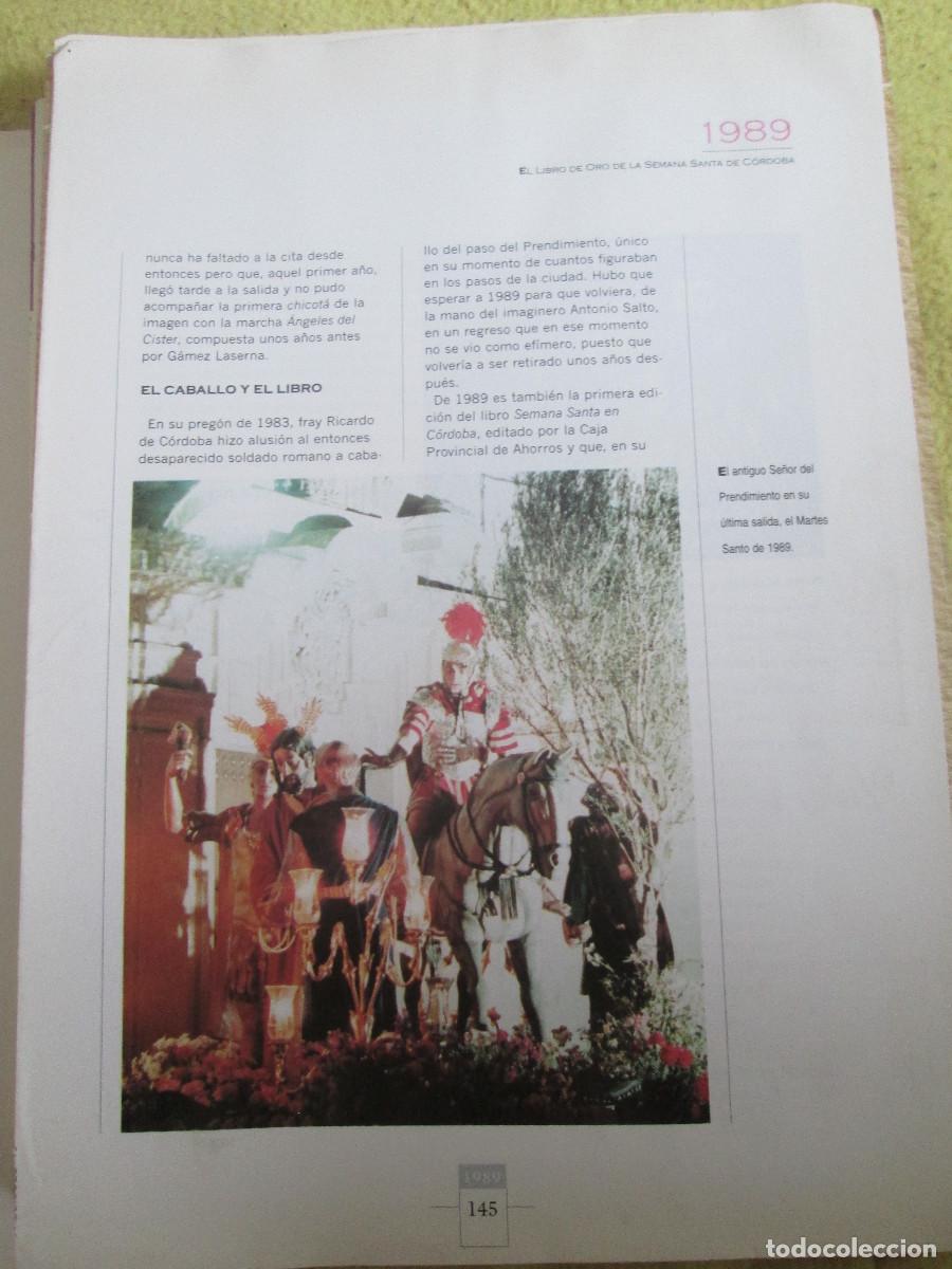 Coleccionismo de Revistas y Peri&oacute;dicos: ENTRE LA HISTORIA Y EL RECUERDO. SEMANA SANTA DE C&Oacute;RDOBA Y PROVINCIA - 1989