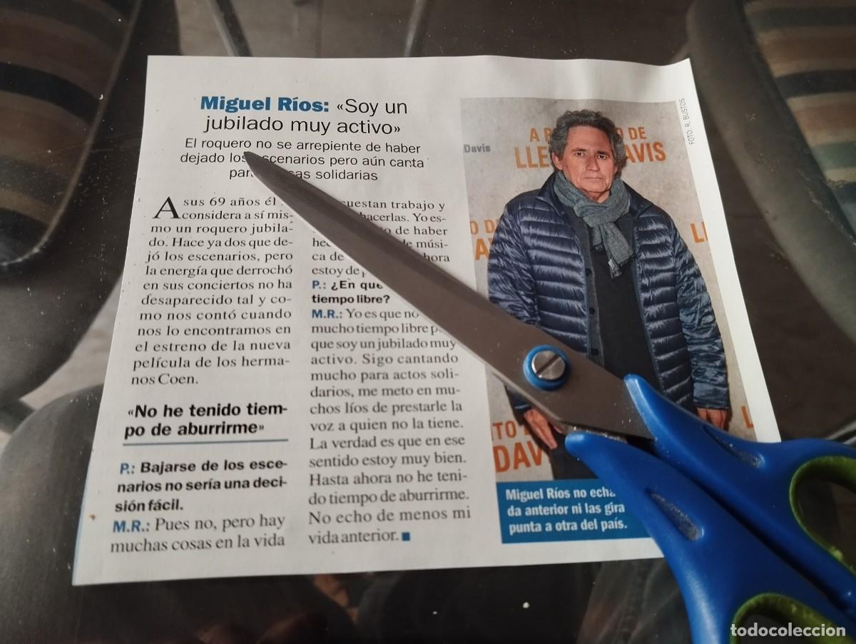 Coleccionismo de Revistas y Peri&oacute;dicos: MIGUEL R&Iacute;OS RECORTE REVISTA 2014