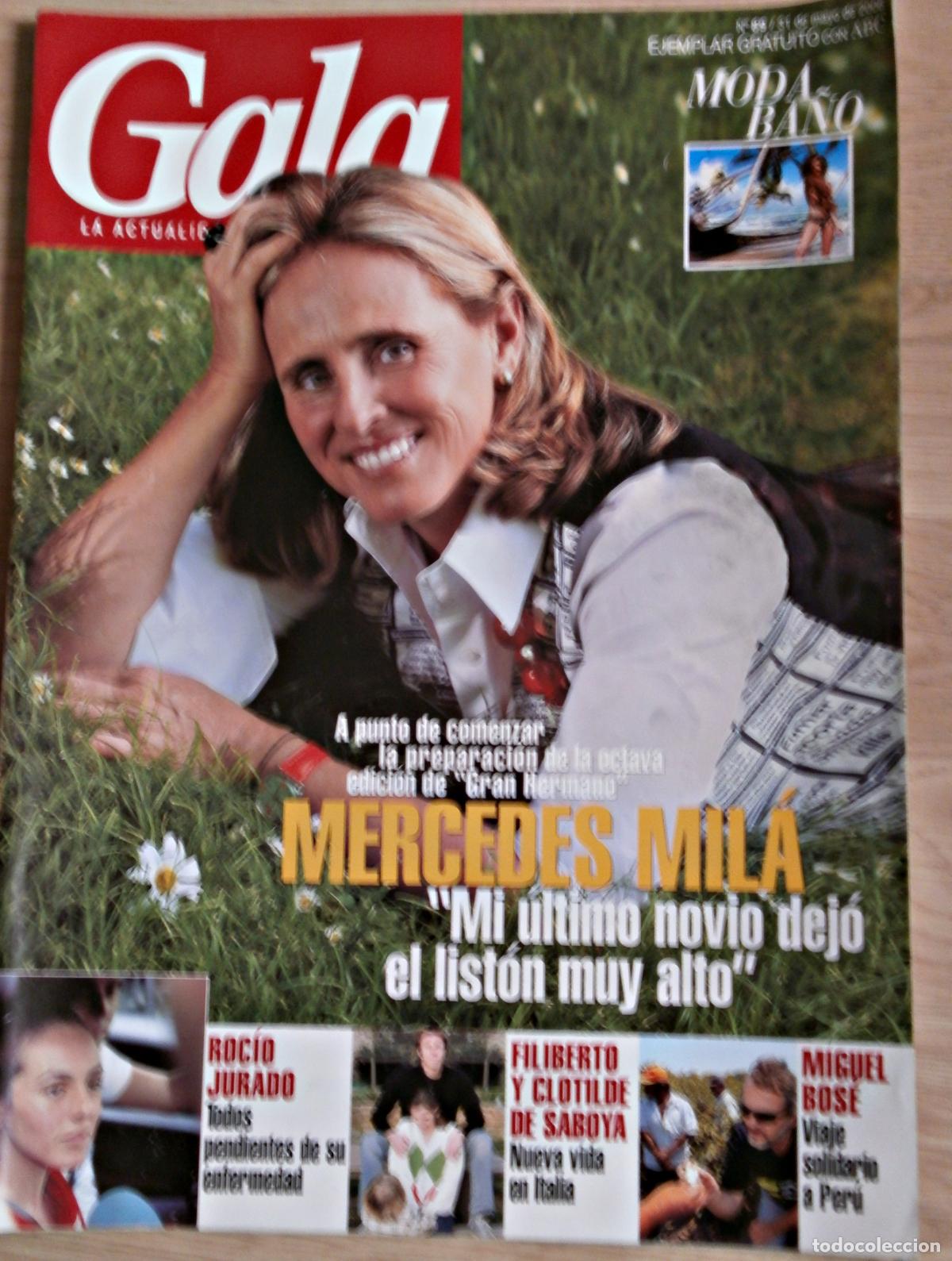 Coleccionismo de revistas y peri&oacute;dicos: REVISTA GALA-MERCEDES MILA