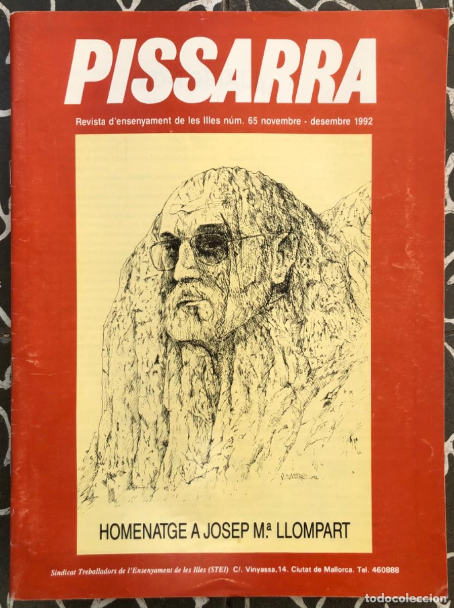 Coleccionismo de revistas y peri&oacute;dicos: Revista PISSARRA N&ordm; 65 - 1992 - HOMENATGE A JOSEP M&ordf; LLOMPART -STEI (Sindicat ensenyament I.Balears)