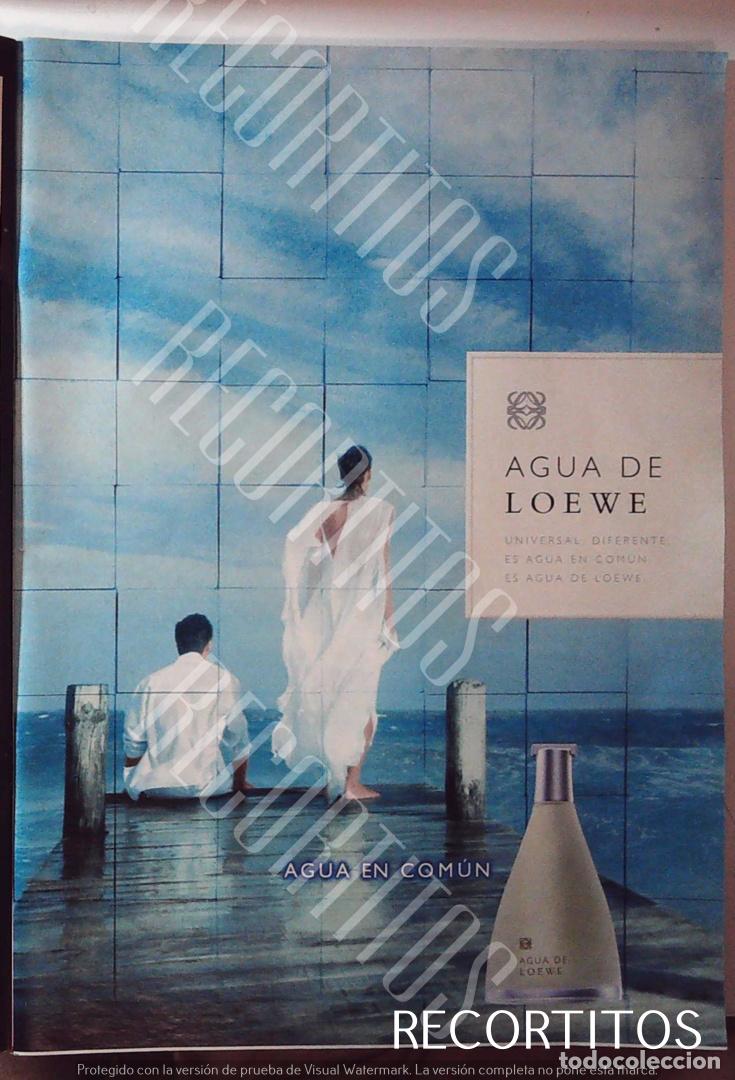 Collectionnisme de Revues et Journaux: agua de loewe fragancia the fragance anuncio publicidad espa&ntilde;a