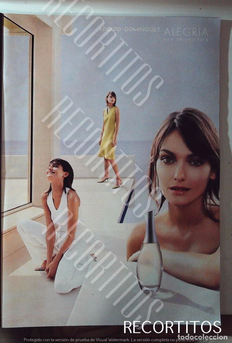 Collectionnisme de Revues et Journaux: adolfo dominguez alegria fragancia the fragance anuncio publicidad espa&ntilde;a