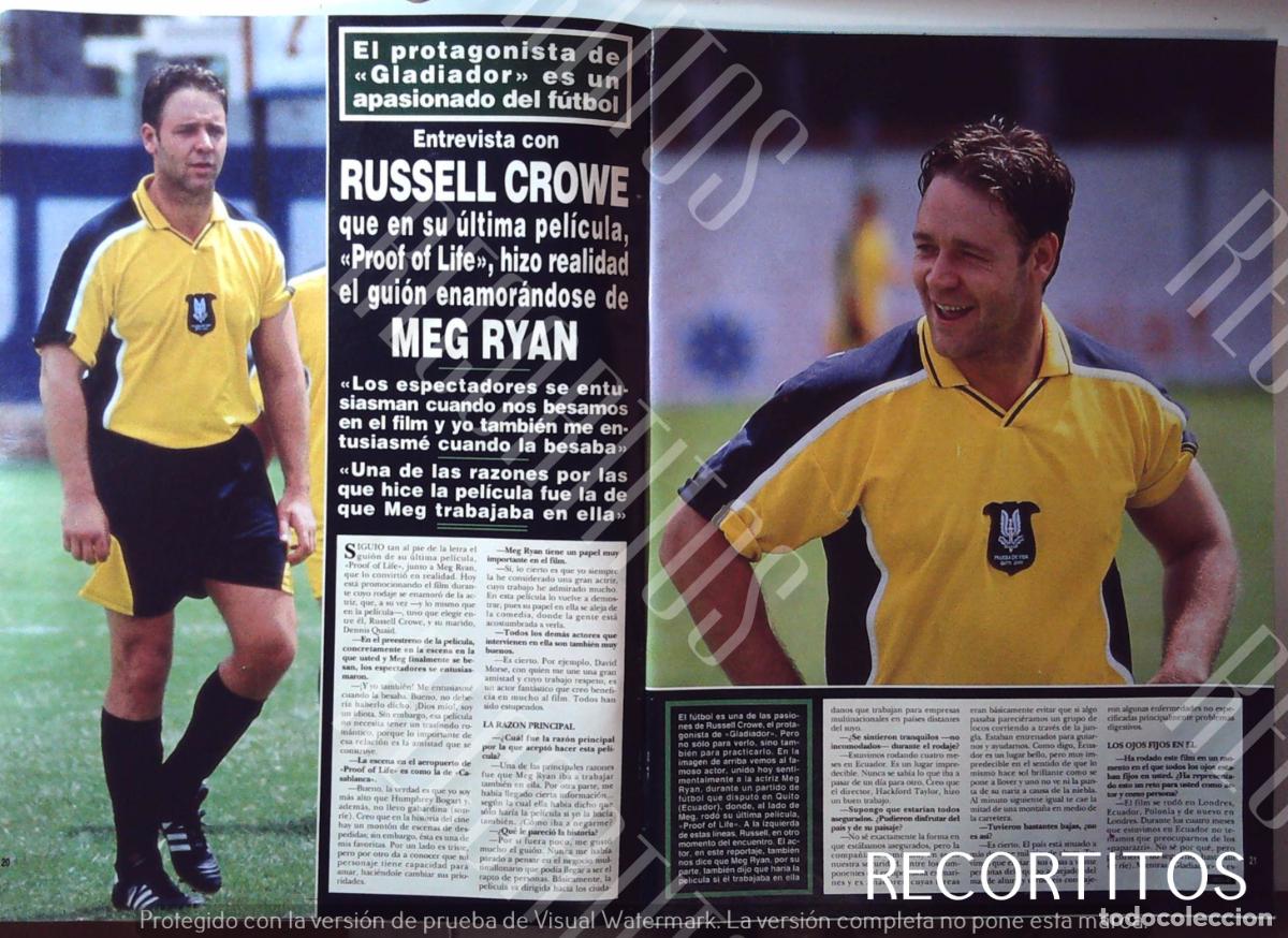 Collectionnisme de Revues et Journaux: russell crowe meg ryan