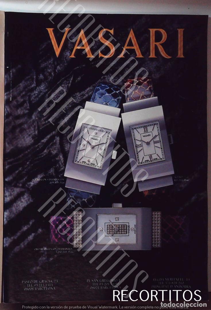 Collectionnisme de Revues et Journaux: VASARI BARCELONA ANUNCIO PUBLICIDAD JOYERIA reloj