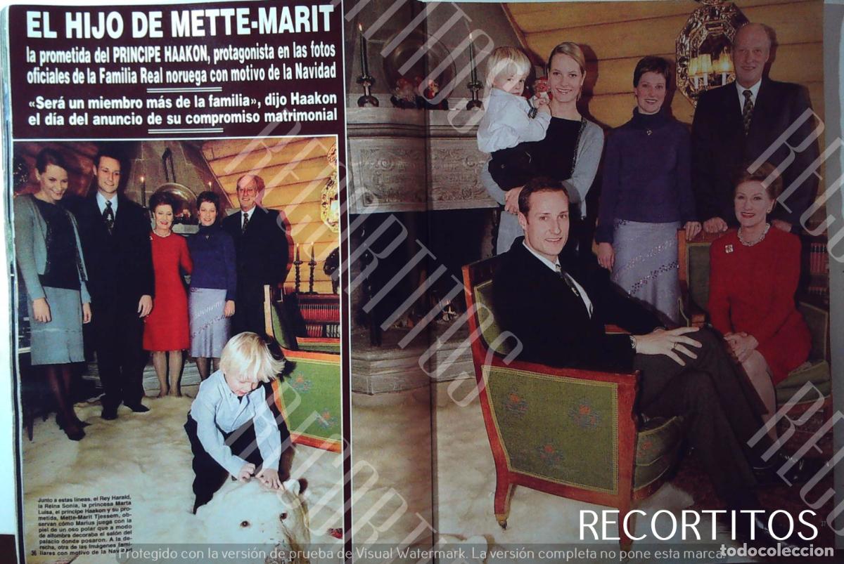 Collectionnisme de Revues et Journaux: SONJA haraldsen SONIA DE NORUEGA NORWAY NORGE haakon mette marit