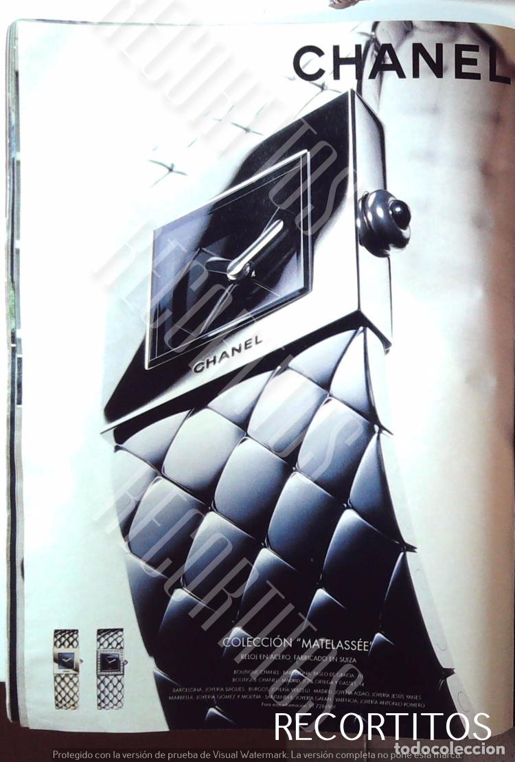 Collectionnisme de Revues et Journaux: chenel reloj anuncio publicidad
