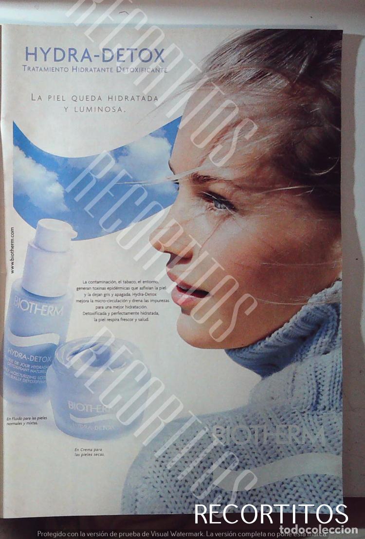 Collectionnisme de Revues et Journaux: biotherm hydra detox anuncio publicidad