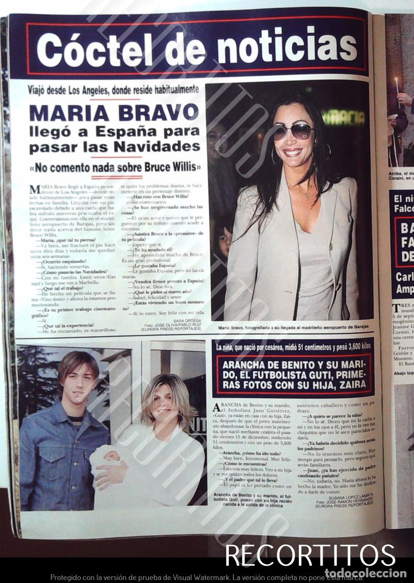 Collection Magazines and Newspapers: arancha de benito guti maria bravo