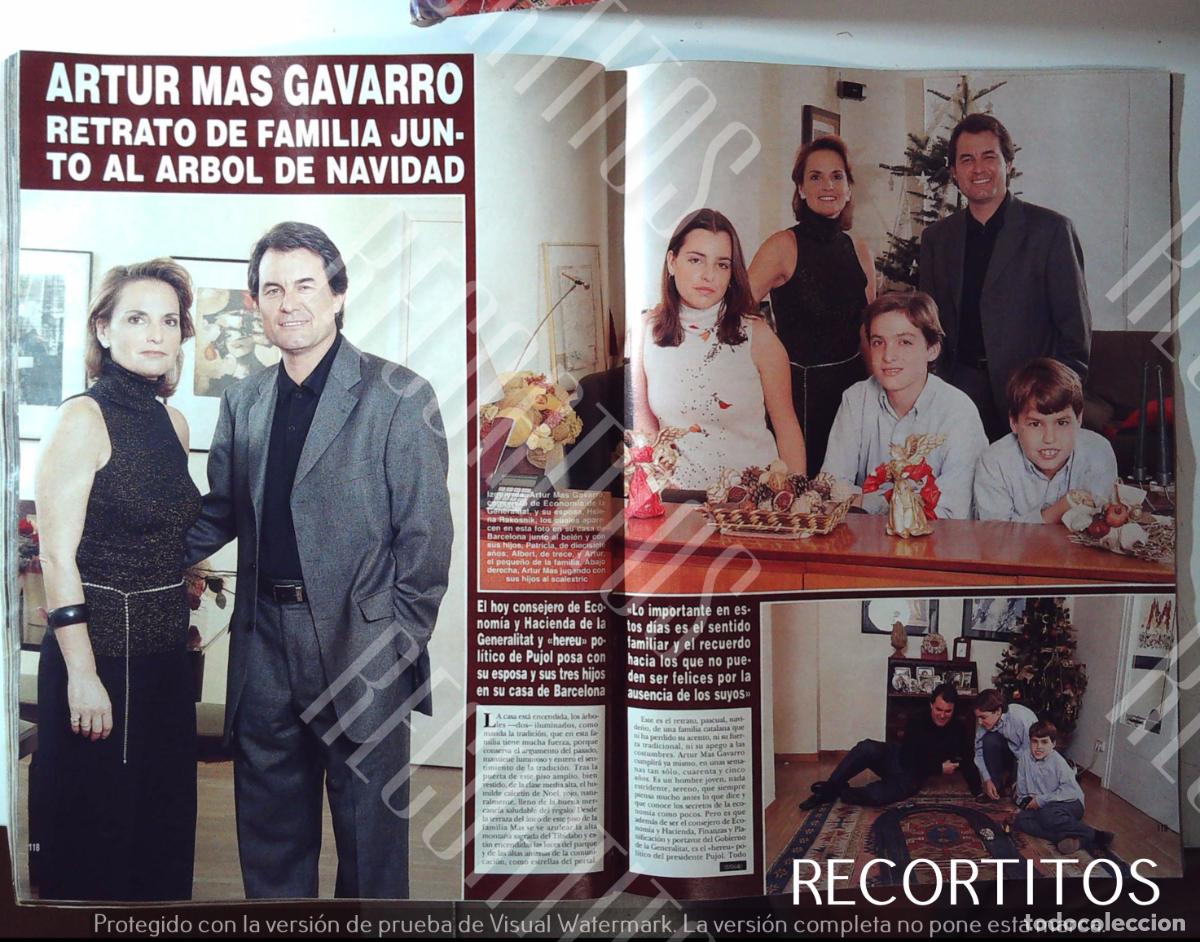 Sammeln von Zeitschriften und Zeitungen: artur mas gavarro y familia