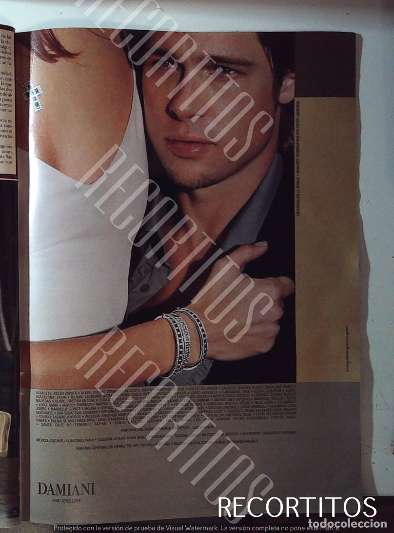 Collection Magazines and Newspapers: damiani reloj joyeria brad pitt anuncio publicidad